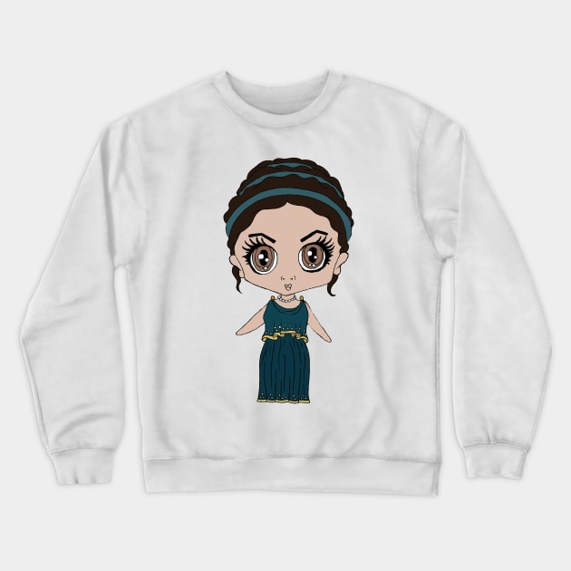 Ancient Greek Woman Crewneck Sweatshirt by thehistorygirl